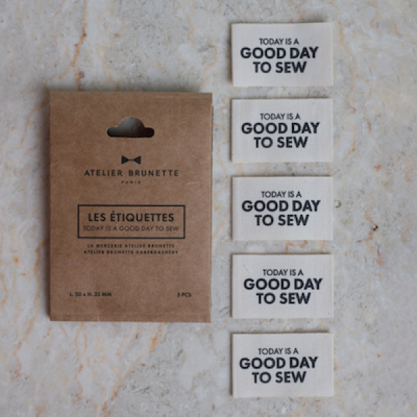 Labels/Webetiketten "Today is a good day to sew" von ATELIER BRUNETTE